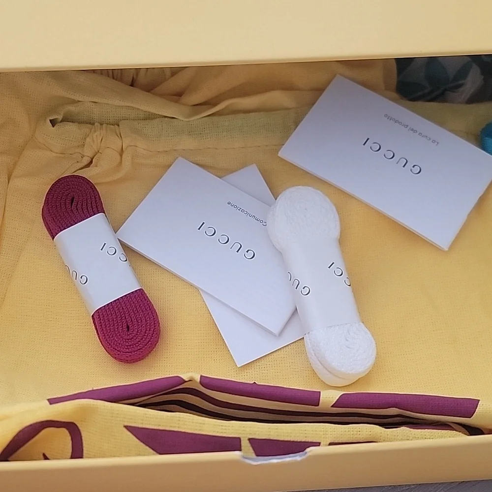 New Gucci X Adidas Gazelle Wedge Sneakers, Size 37, 7 - Picture 8 of 9